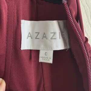 Azazie Deep Red Garment